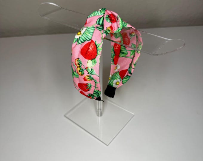 Strawberry Fields Knotted Headband