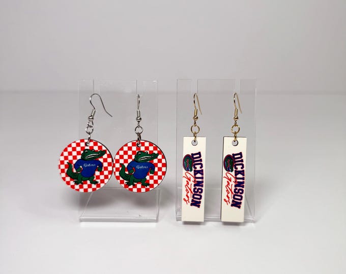 Dickinson Gators Earrings (SOLD SEPARATELY)
