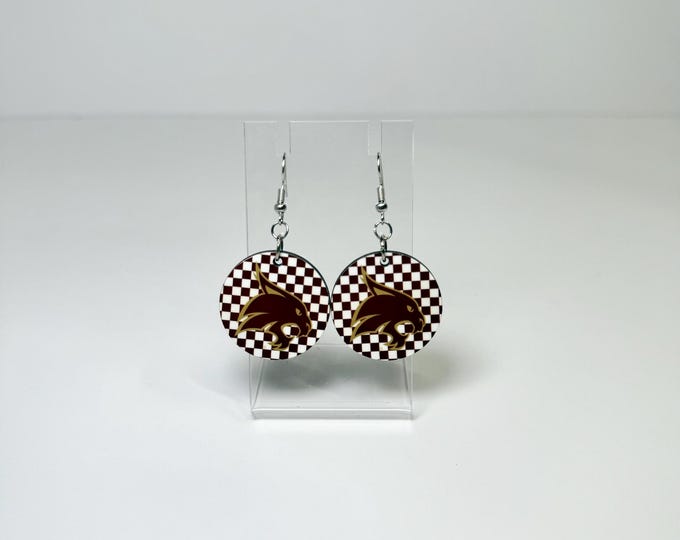 Texas State Bobcats Earrings