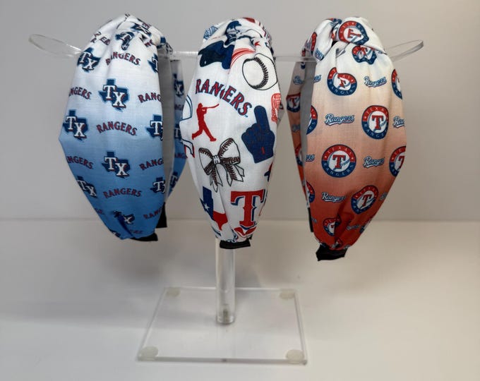 Texas Rangers Knotted Headband
