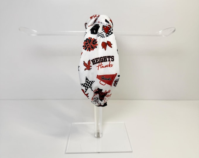 Heights Elementary Hawks Knotted Headband