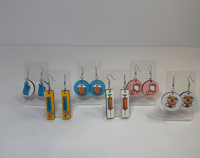 Healthcare Heroes Earrings (SOLD SEPARATELY)