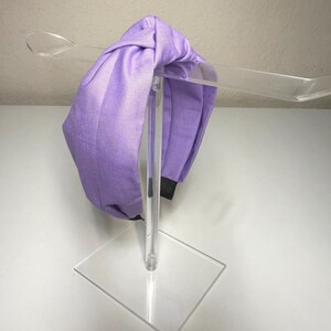 Lavender Knotted Headband