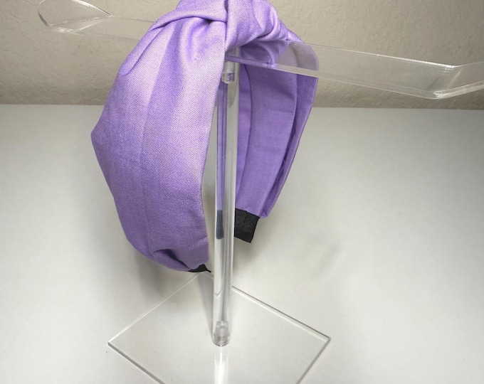Lavender Knotted Headband