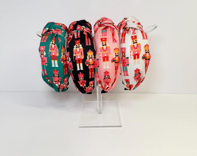 Bright Nutcracker Knotted Headband (SOLD SEPARATELY)