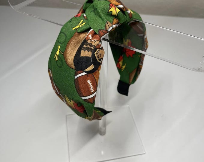 Football Turkey Knotted Headband
