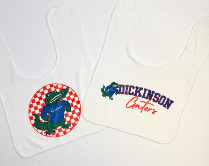 Dickinson Gators Baby Bibs