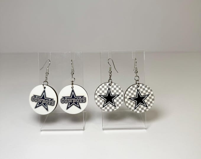 Dallas Cowboys Earrings (SOLD SEPARATELY)
