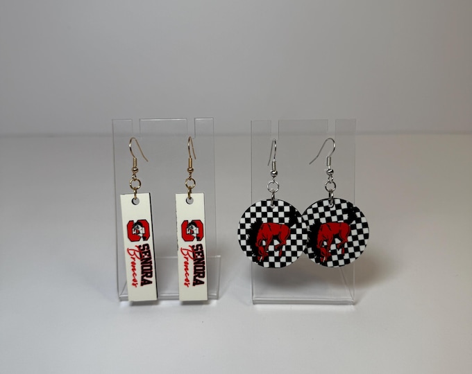 Sonora Broncos Earrings (SOLD SEPARATELY)