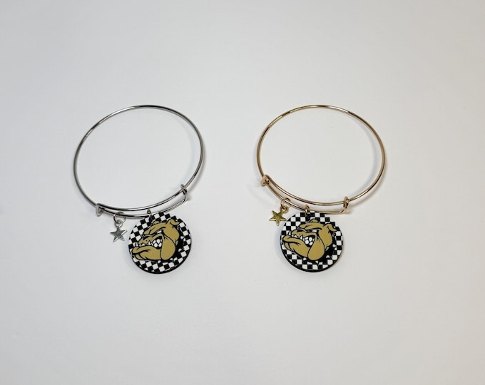 Brady Bulldogs Bangle Charm Bracelets