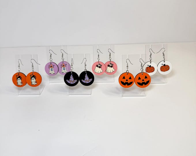 Halloween Dangle Earrings (SOLD SEPARATELY)