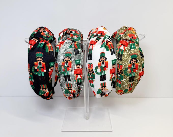 Nutcracker Knotted Headband (SOLD SEPARATELY)