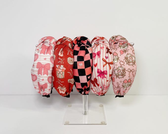 Valentine’s Day Knotted Headbands