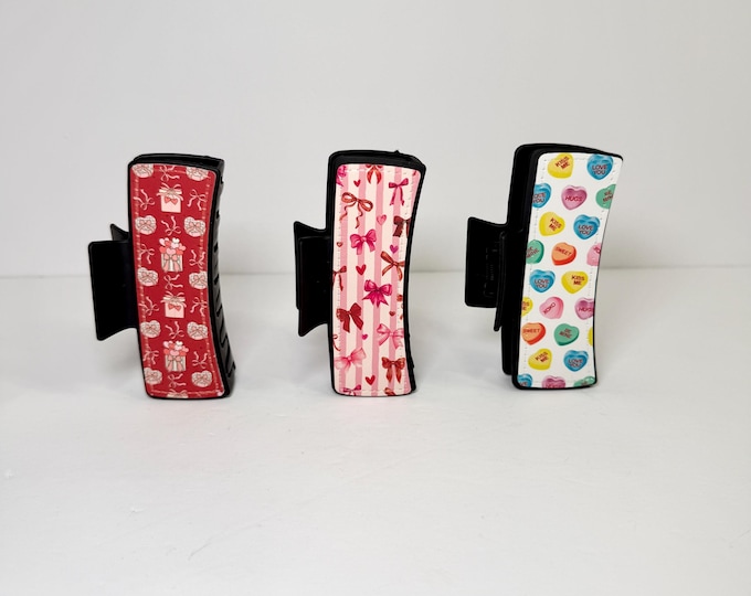 Valentine’s Day Claw Clips