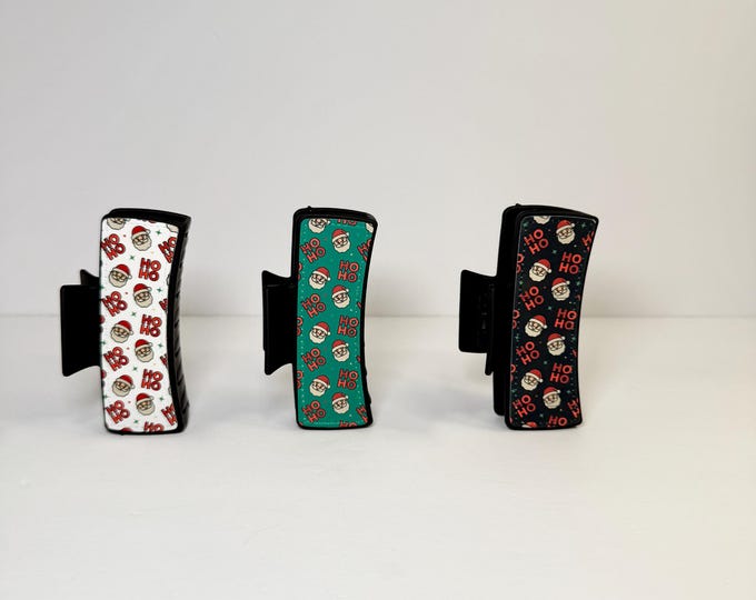 Santa “Ho Ho Ho” Hair Clip