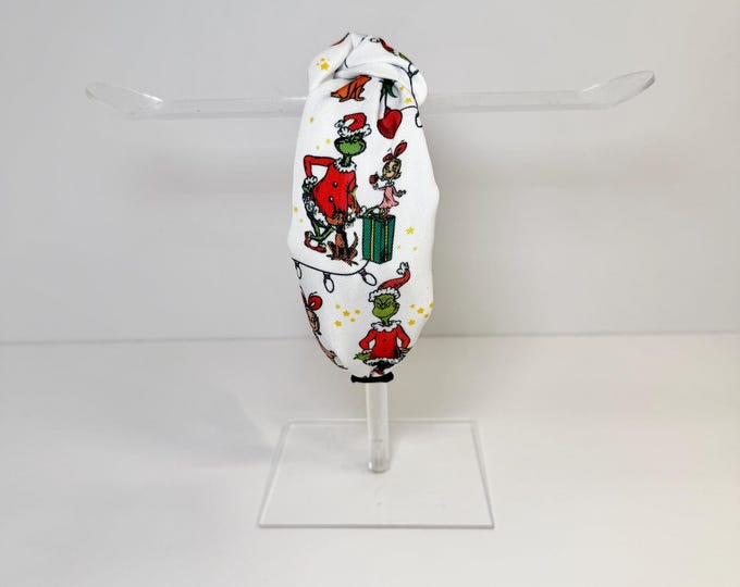 Grinch Knotted Headband