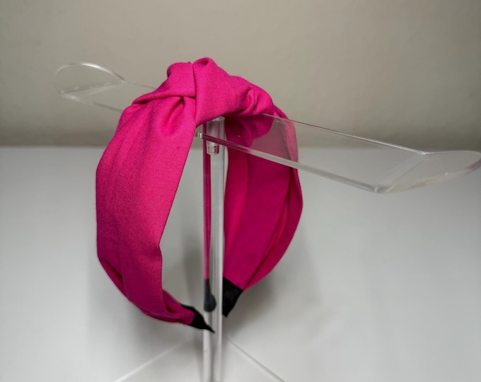 Hot Pink Knotted Headband