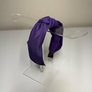 Purple Knotted Headband