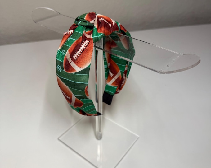 Football Field Knotted Headband