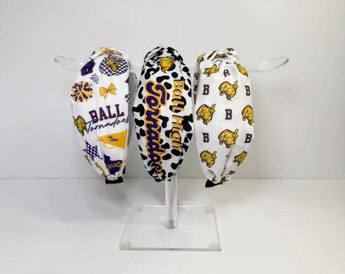Ball High Tornadoes Knotted Headband