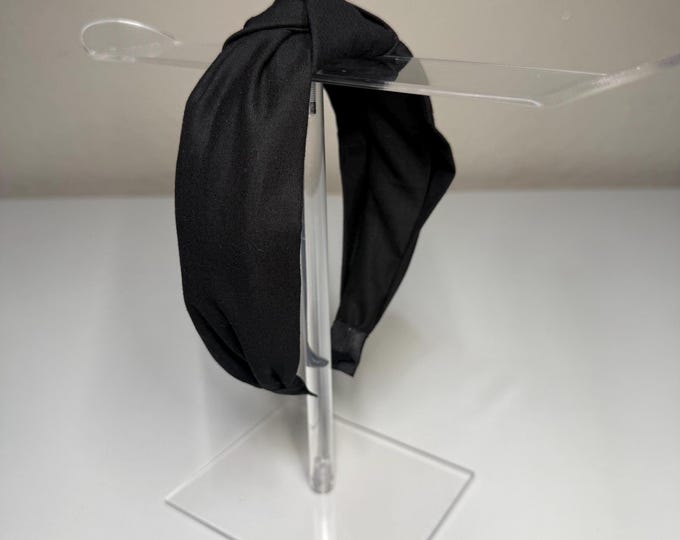 Black Knotted Headband