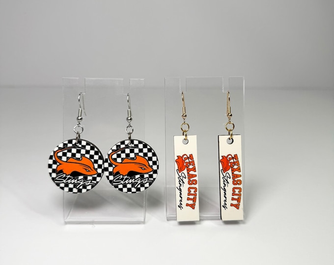 Texas City Stingarees Earrings (SOLD SEPARATELY)