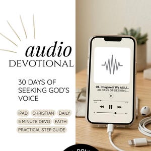 Audio-Andacht, 30-tägige christlich geführte Meditation, Bibelstudie, um Gott zu hören, täglicher Gebetsführer