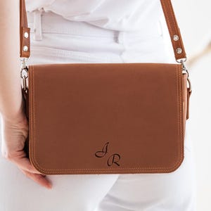100% Genuine leather crossbody bag handmade, Leather crossbody bag small, Leather crossbody bag phone pocket, Crossbody bag adjustable strap