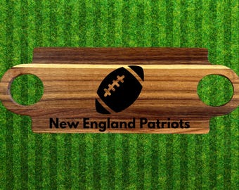 Acacia Charcuterie Board "New England Patriots Football"