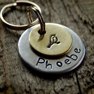 Dog Tags, Dog Tags for Dogs, Pet ID Tags, Custom Pet ID, Hand Stamped, Personalized, Cat Tags, Name Tags, Pet Tag, Layered Tag, Phoebe