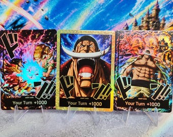OP17 Edward Newgate Custom Don!!, Set Of 10 Cards, One Piece TCG Proxy Card | Spot Foiled Card