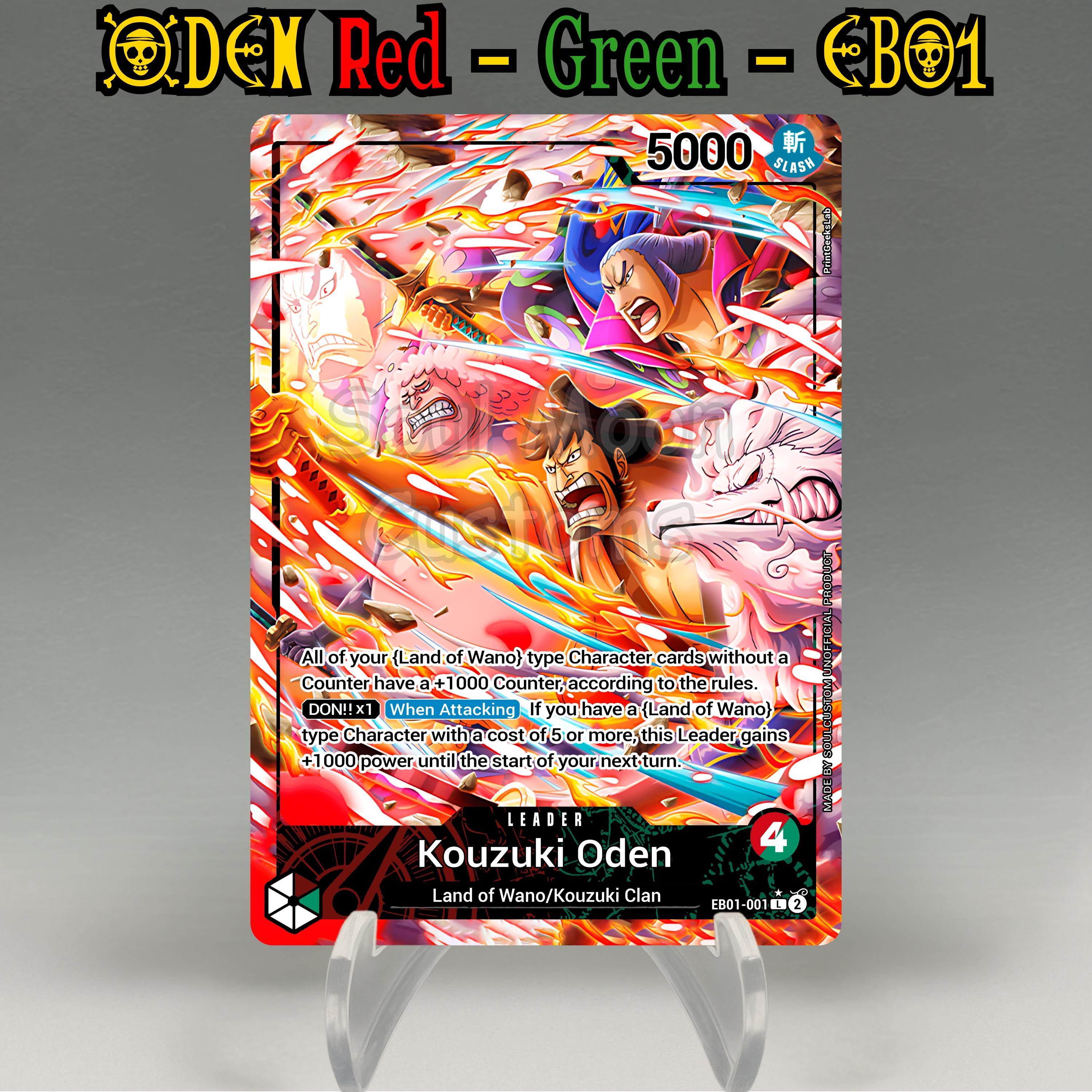 One Piece Tcg Oden - Etsy