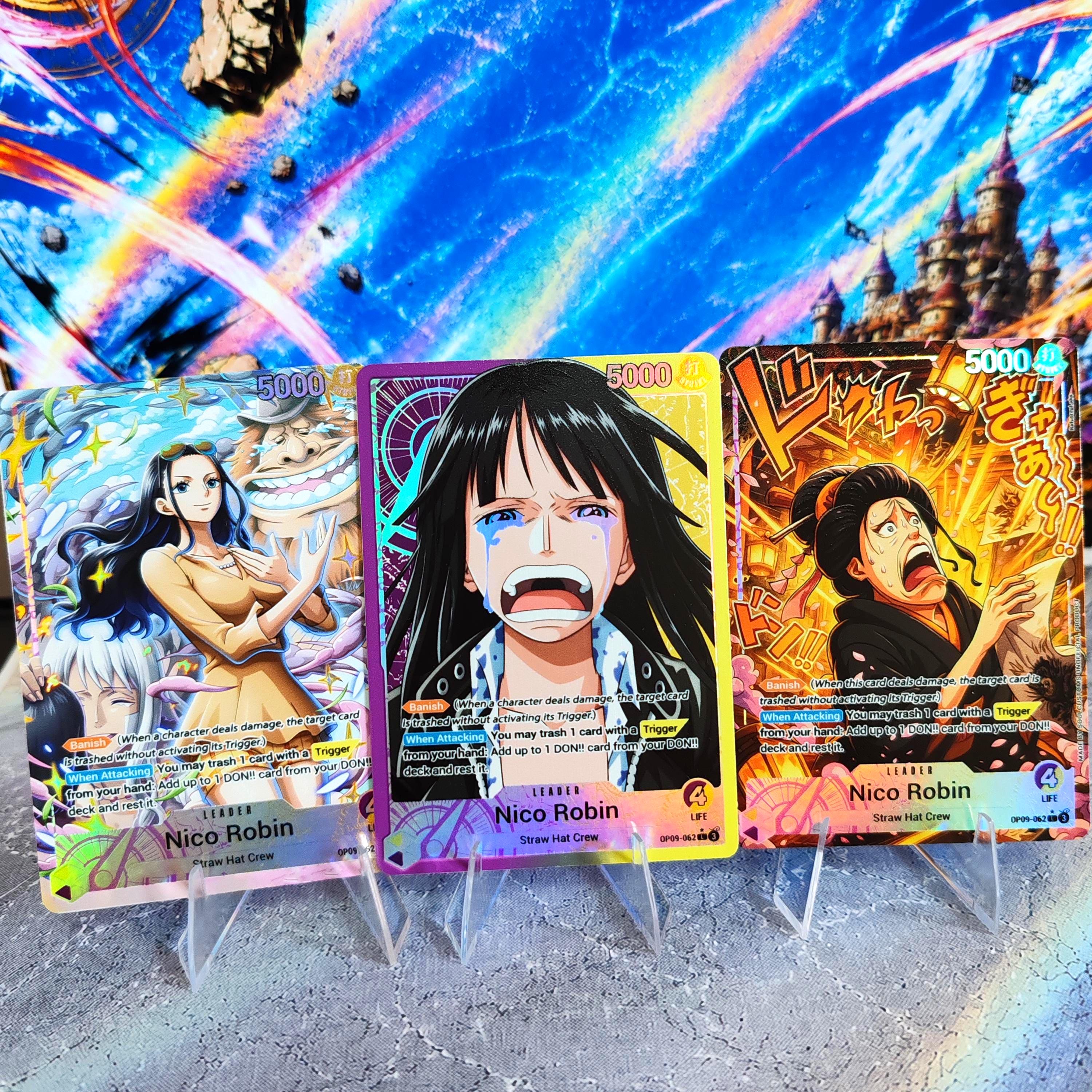 one piece card sleeves custom TCG Official Set | Nami, Monkey D Luffy, 70 Count 4 Types Set by Bandai sleeves for one piece cards