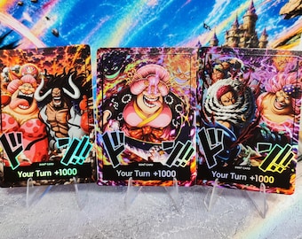 BIG MOM 10xDON!! Cards, LinLin Set of 10 Cards, Custom One Piece TCG Proxy | Full Art / Gold Foil