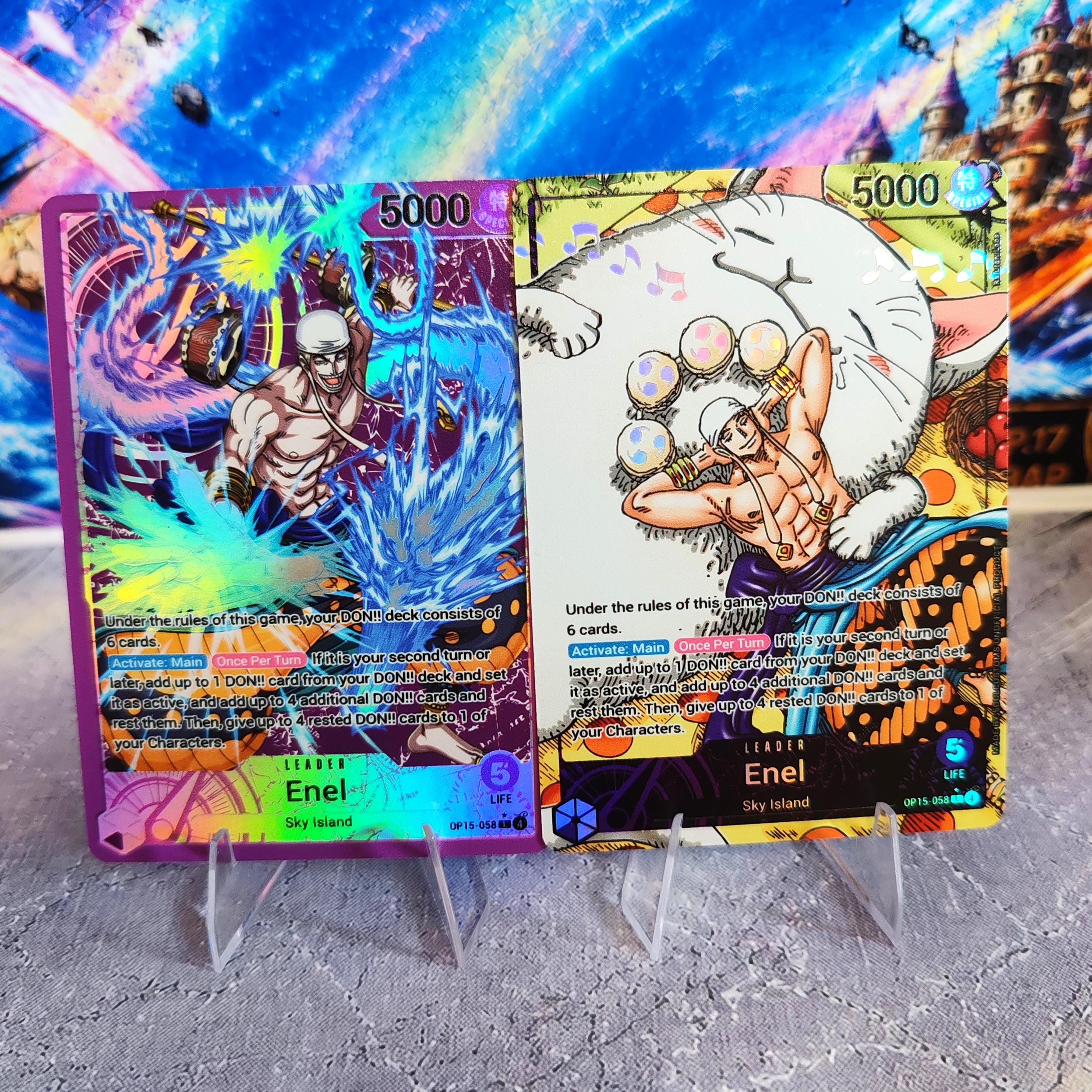 one piece tcg enel deck OP15 Custom Art themed cards from the 25th collection to your deck EB01 Enel Decklist : r/OnePieceTCG