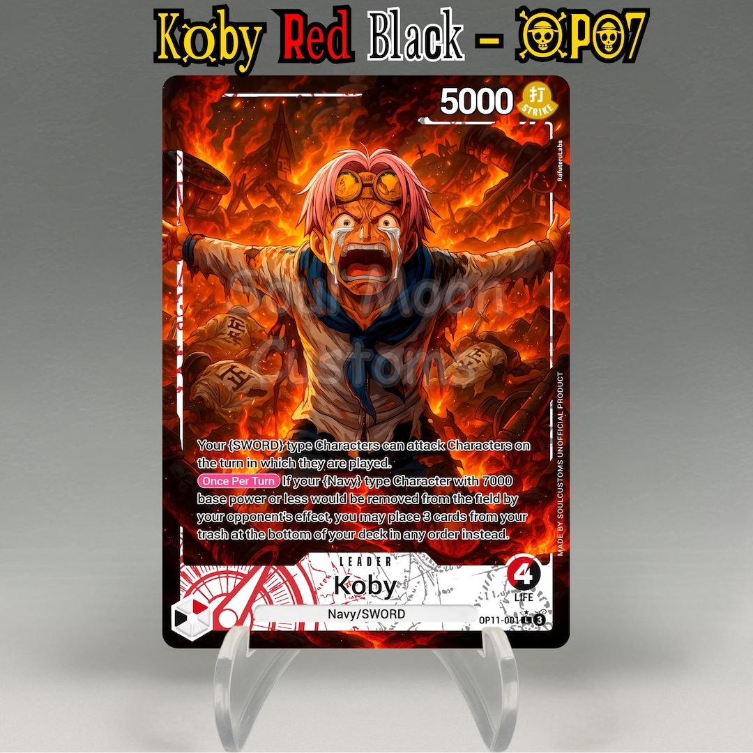 koby deck one piece tcg - Adventure on Kami's Island - (Super Rare) Includes a single common card 🟣Koby🟣 Purple Character (OP16-064) R