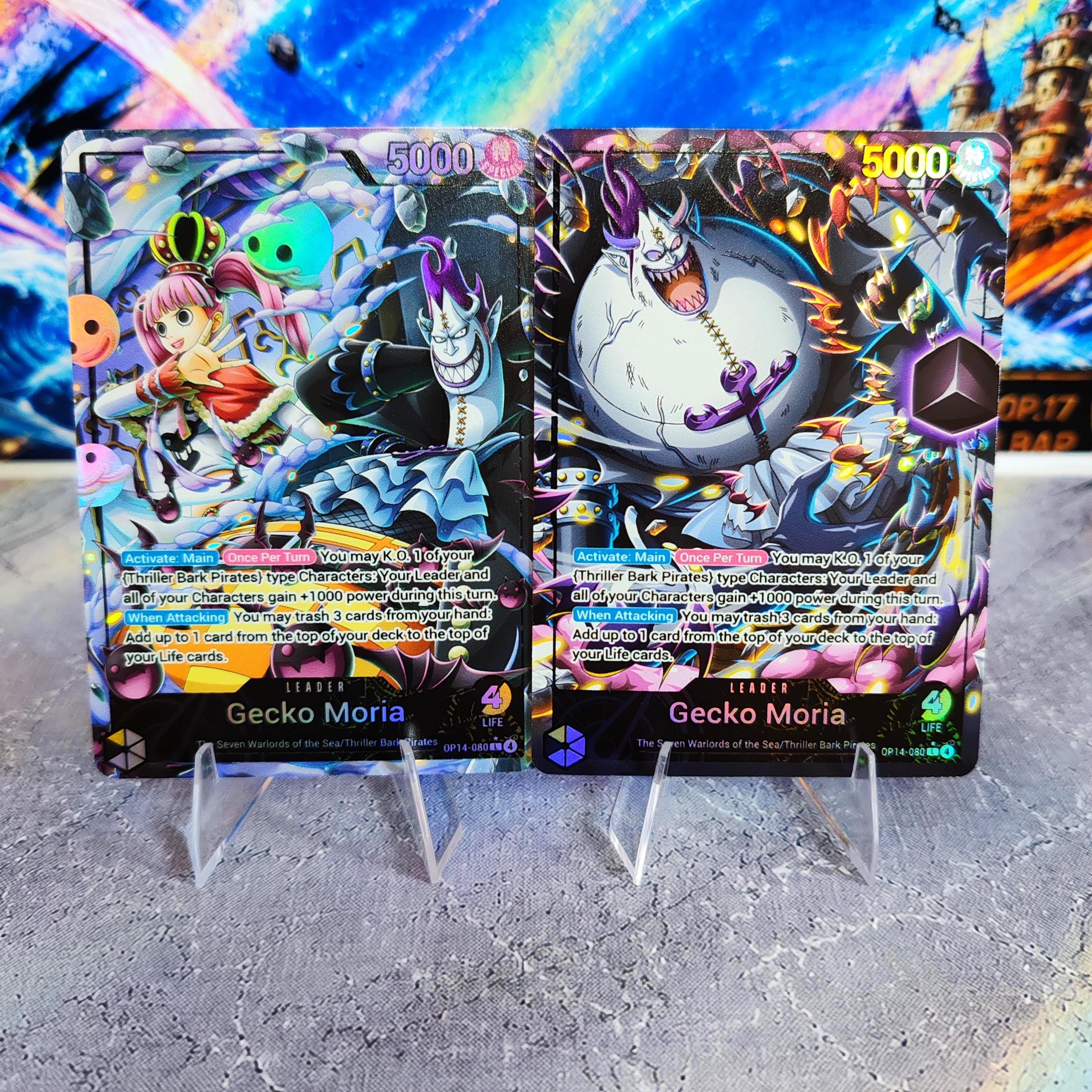 gecko moria one piece tcg deck OP06-080 PSA 10 1000 Attribute Gecko Moria OP14-080, One Piece