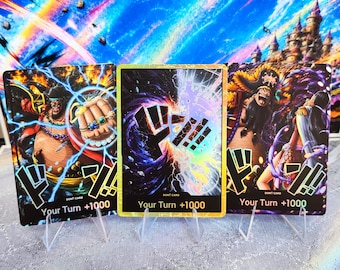 Blackbeard 10xdon!! Cards, Set of 10 Cards, Custom One Piece TCG