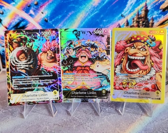 OP17 Big Mom Custom Leader Card | Charlotte Linlin One Piece TCG Proxy Card | Spot Foiled Card