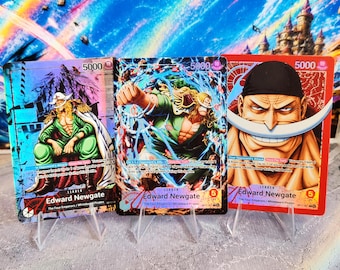 OP17 Edward Newgate Custom Leader Card | One Piece TCG Proxy Card | Spot Foiled Card