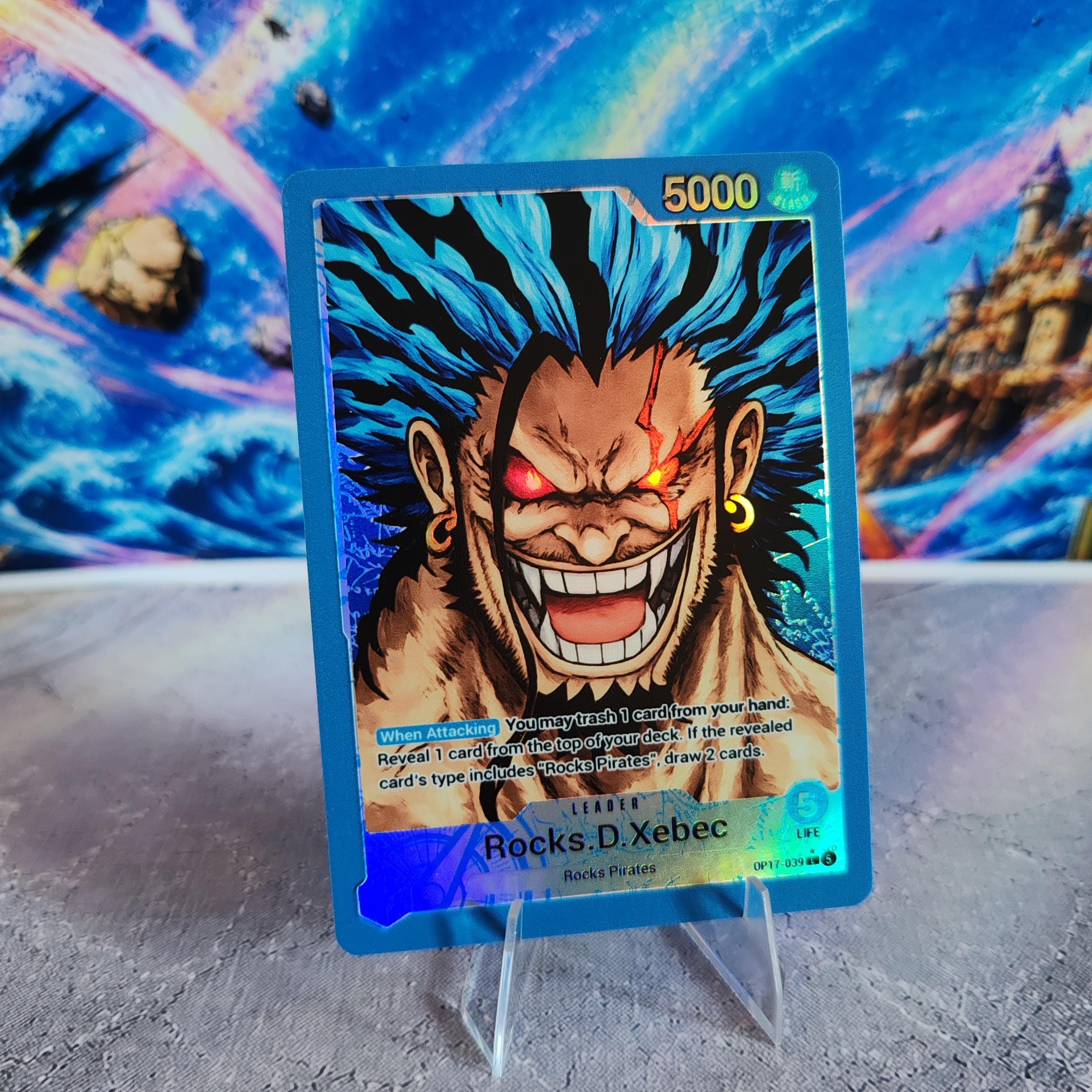 OP17 Rocks D Xebec Leader & DON!! Bundle, Pack of 10 DON!! + 1