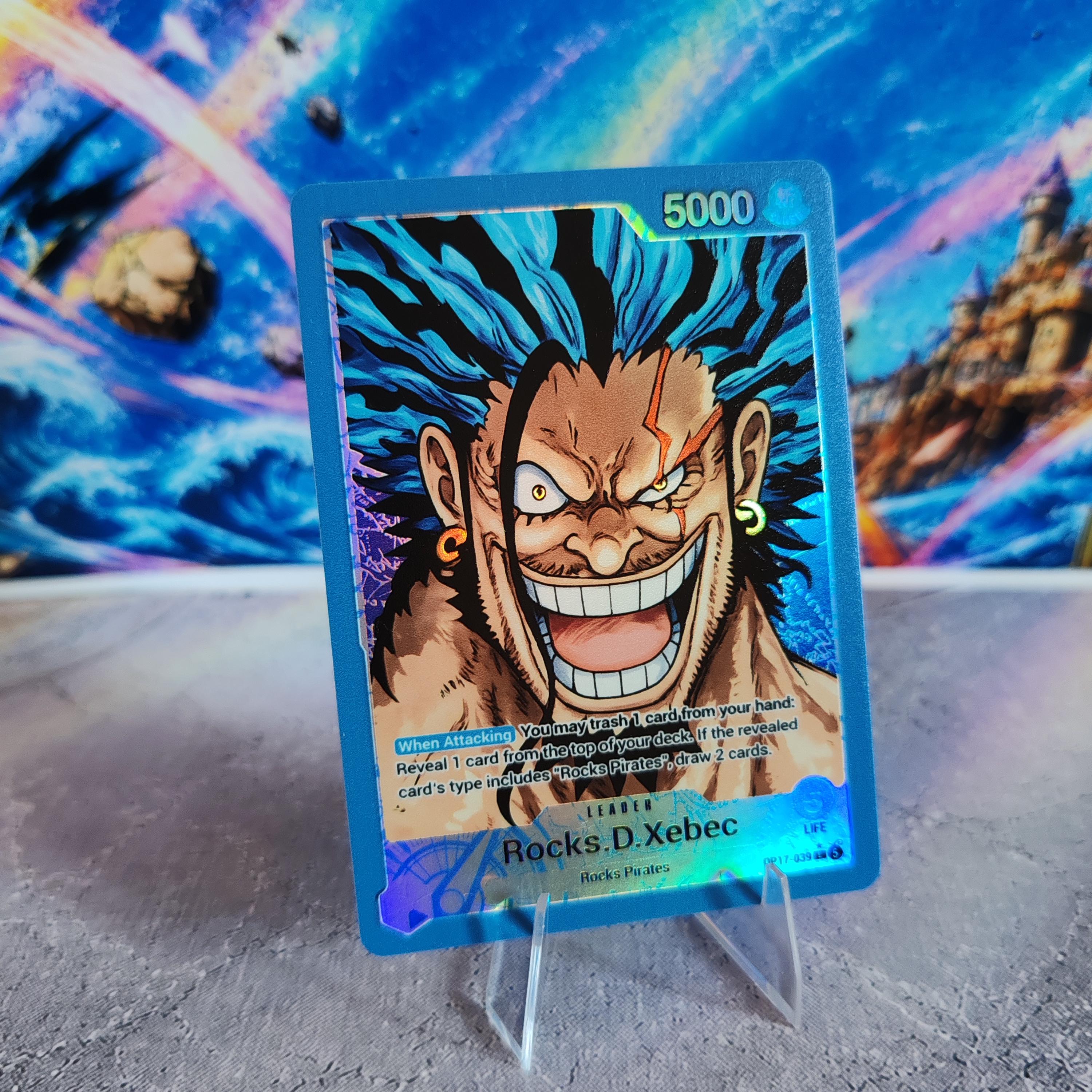 OP17 One Piece Bundle Rocks D Xebec Leader + 10XDON Pack, One