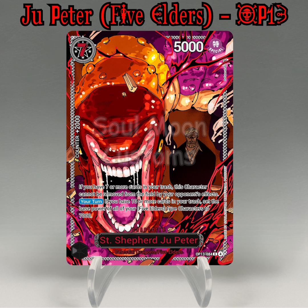 遊戯王OCG デュエルモンスターズ ONE PIECE OP13 JP ST. SHEPHERD JU PETER St. Shepherd Ju Peter OP13-084 R Carrying on His Will - ONE PIECE