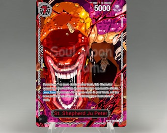 OP13 IMU TCG Character Playset, One Piece Proxy, Shepherd Ju Peter
