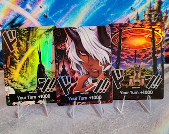 Imu Custom Set of 10 DON!! Cards | One Piece TCG Proxy Card | Full Art Alt Art DON Card | Imu Sama Anime Collectible