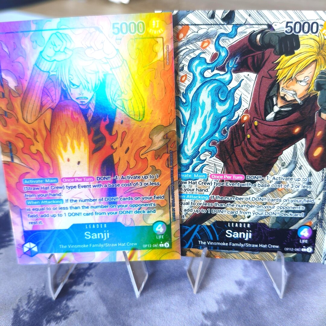 Sanji Leader Op12(blue/purple), Custom Proxy, One Piece TCG Card - Etsy Sanji Leader Op12(blue/purple), Custom Proxy, One Piece TCG Card - Etsy