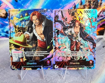 shanks one piece card game ST16-004 : Super Rare Alternative Art English TCG : PRB02: One Piece Card The Best: Premium Booster Vol. 2 it captures the adventurous spirit of One Piece One Piece: Shanks Starter Deck