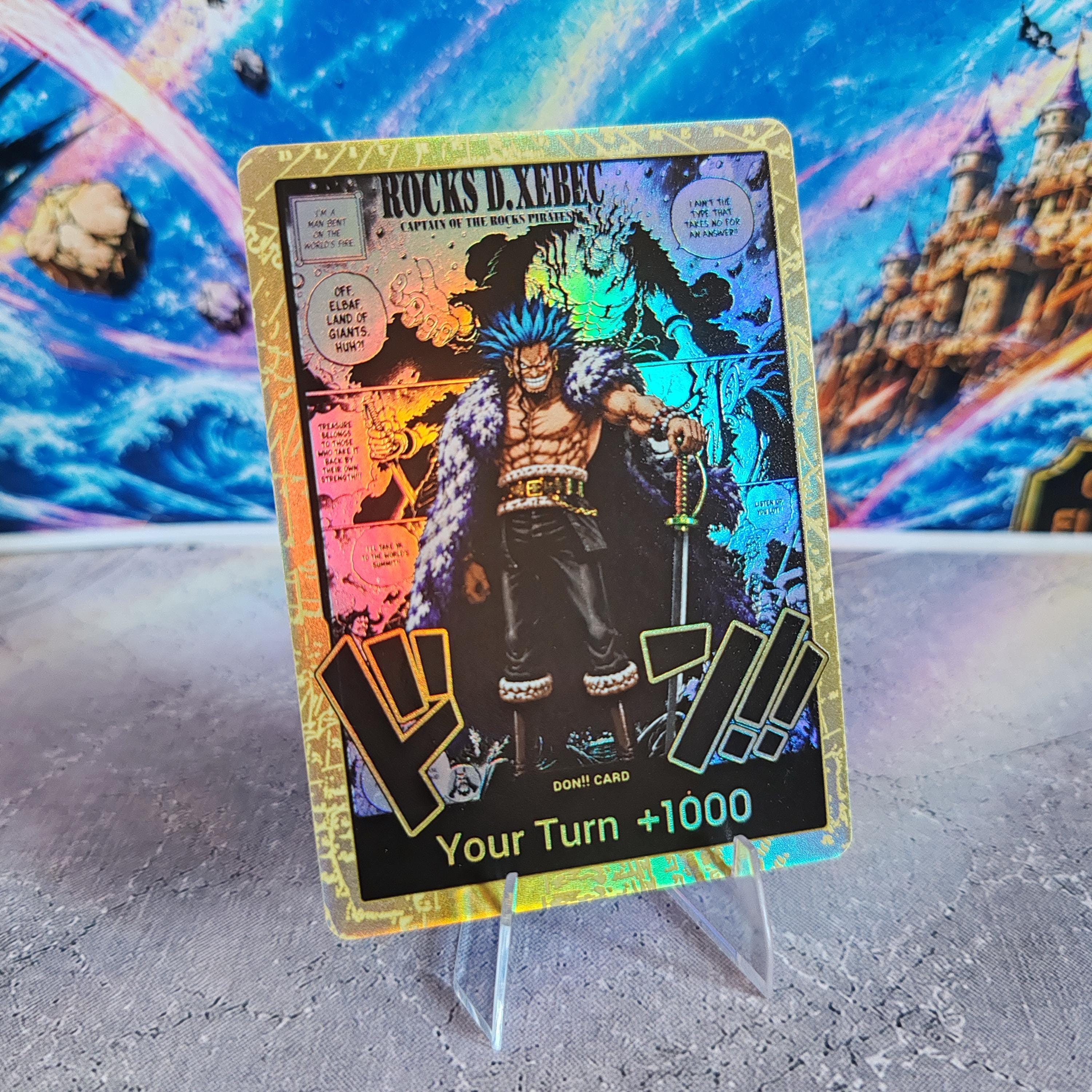 OP17 Rocks D Xebec Leader & DON!! Bundle, Pack of 10 DON!! + 1