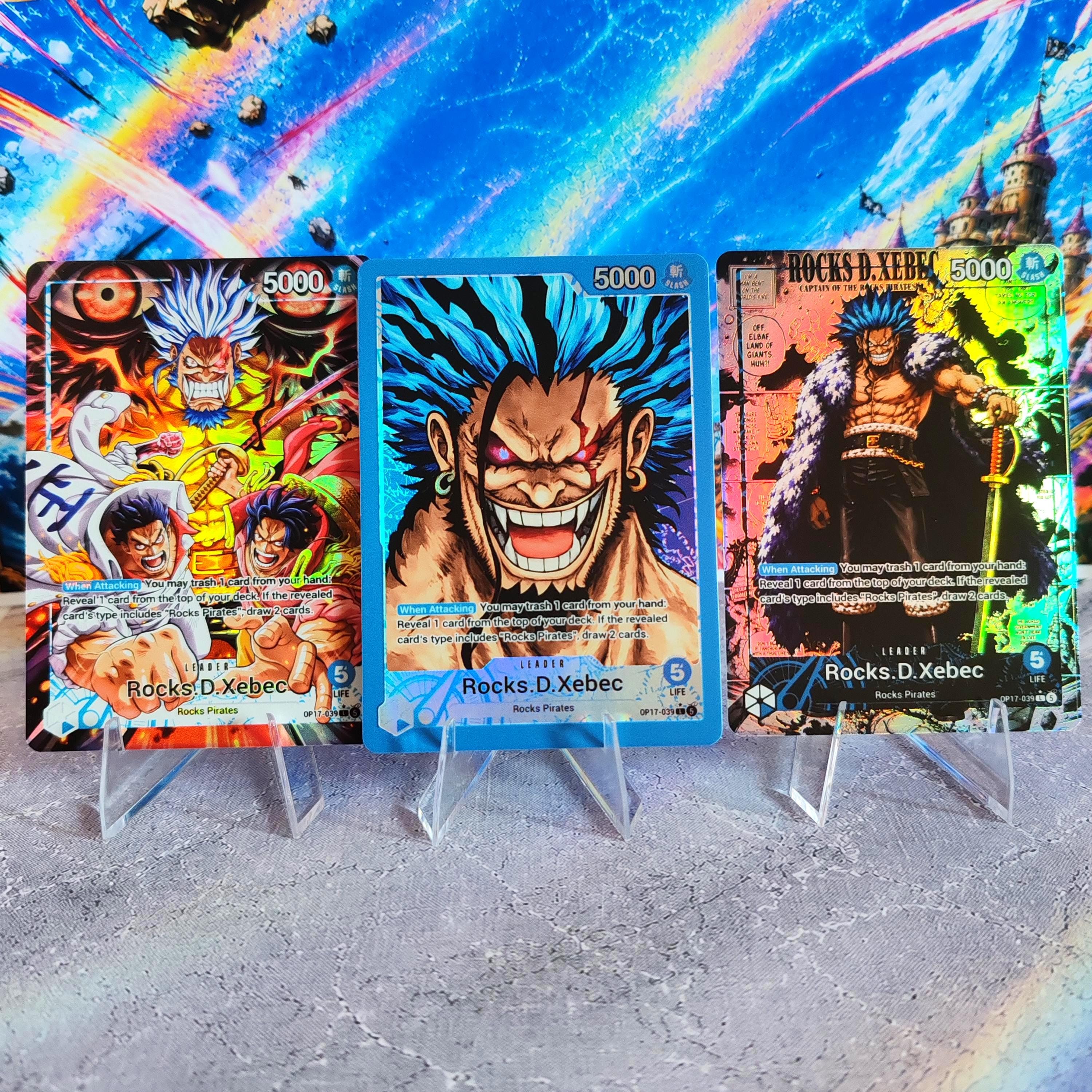 OP17 One Piece Bundle Rocks D Xebec Leader + 10XDON Pack, One
