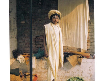Young Sadhu Boy, India, Archival Photograph, Spiritual Art